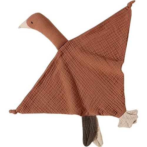 Cotton Security Blanket for Baby Boys and Girls, Red Goose Soft Baby Loveys Muslin Cotton Blanket, Breathable Security Blanket Great