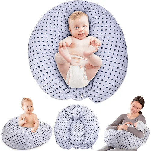 Chilling Home Full Body Nursing Pillows, Pillow for Pregnancy, Maternity, Pregnant Women Must Haves for Sleeping with Removable Cover, Grey