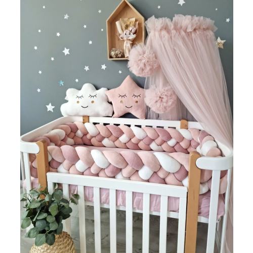 ONLY Light Blush pink bed canopy, Hanging Ceiling canopy, baldachin play room, Princess girls canopy curtains, Princess crib Tent Baby decor