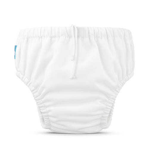 Reusable Swim Diaper Drawstring - White – Charlie Banana