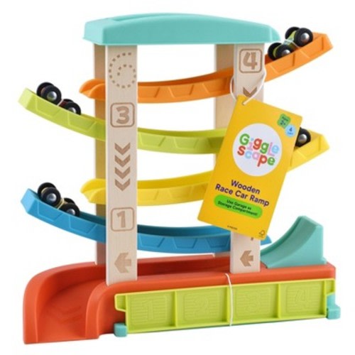 Wooden Race Car Ramp - 3pc -Gigglescape™