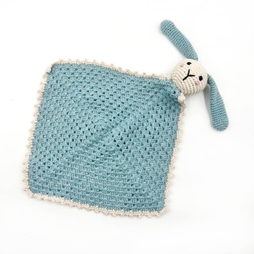 Pebble Sleepy Bunny (Duck Egg Blue)