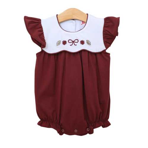 Team Spirit Scallop Bubble- Maroon