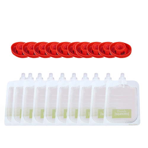 10/20/50PCS Reusable Baby Food Pouches BPA Free Applesauce Yogurt Puree Squeeze Pouch Toddlers Baby Freezer Safe Food Storage Bags