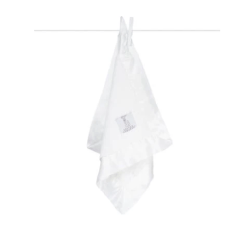 Little Giraffe Luxe Blanky in White (small)