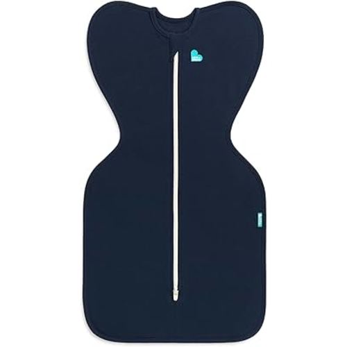 Love to Dream Swaddle UP, Baby Sleep Sack, Self-Soothing Swaddles for Newborns, Get Longer Sleep, Snug Fit Helps Calm Startle Reflex, Newborn Essentials for Baby, 1.0 TOG, 5-8.5 lbs, Navy