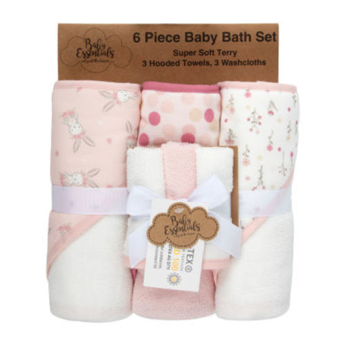 Baby Essentials 6-pc. Hooded Towels