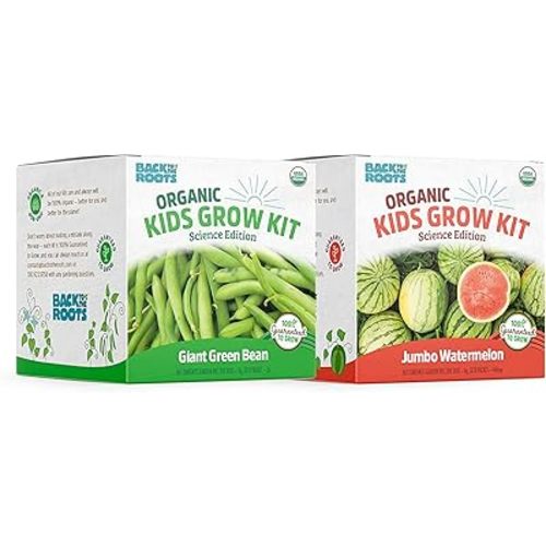 Back to the Roots Kids Science Grow Kit - 2 pk Bean and Watermelon
