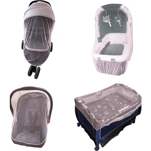 Enovoe Pink Mosquito Net for Baby Stroller - Durable Cover for Cribs, Bassinets, Cradles & Playards