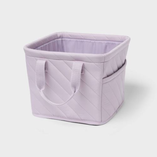 Fabric Stitched Basket Lavender - Brightroom™