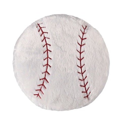 STARTIST Sports Throw Pillow Pillow Toy, Multipurpose Huggable Decorative Sports Ball Pillow for Valentine, Living Room Travel baseball S