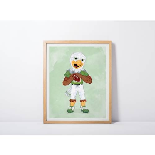 Swoop Philadelphia Football Mascot Print