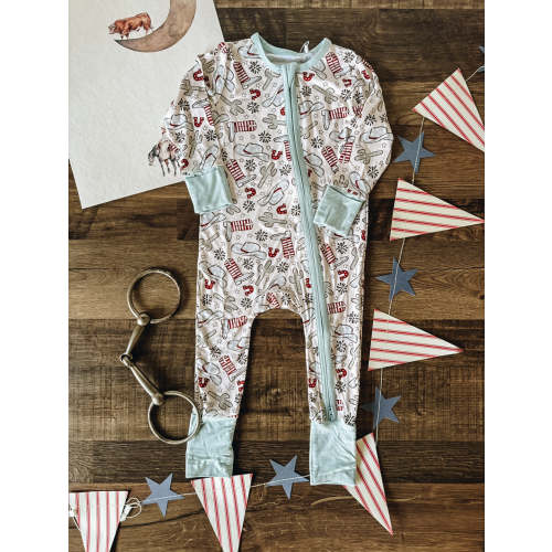 Western Cowboy 4th of July Bamboo Pajamas (Baby & Toddler)