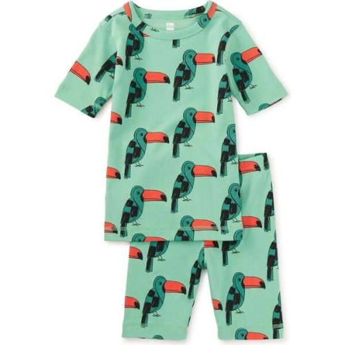 In Your Dreams Pajama Set 2.0, Sketched Toucan - Tea Collection | Maisonette