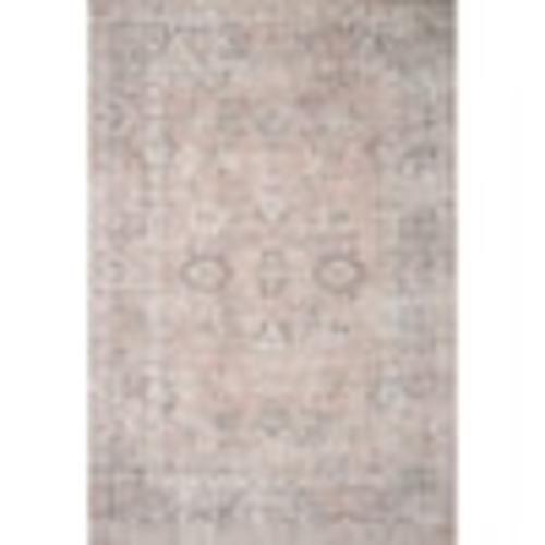 LOLOI II Skye Blush/Grey 5 ft. x 7 ft. 6 in. Printed Boho Vintage Area Rug SKYESKY-01BHGY5076