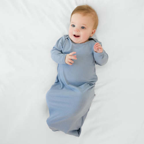 Fog Ribbed Infant Gown