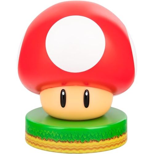 Paladone Super Mushroom Icon Light - Officially Licensed Nintendo Product