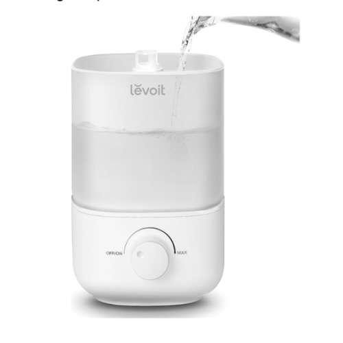 Amazon.com: LEVOIT Top Fill Humidifiers for Bedroom, 2.5L Tank for Large Room, Easy to Fill & Clean, 28dB Quiet Cool Mist Air Humidifier for Home Baby Nursery & Plants, Auto Shut-off and BPA-Free for Safety, 25H