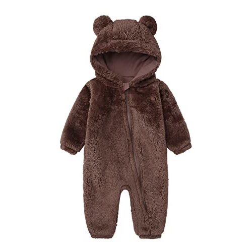 baby fluffy costume furry bear onesie baby fuzzy teddy bear outfit baby newborn plush clothes
