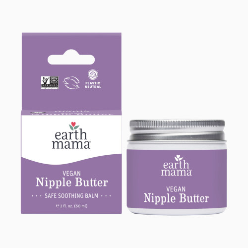 Earth Mama Vegan Nipple Butter - 2 Fl Oz, 1