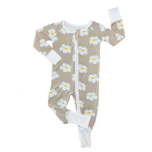PLUMERIA ZIP ROMPER