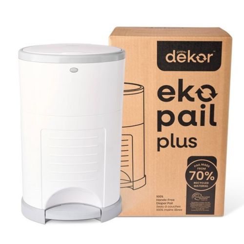Diaper Dekor Eko Plus Diaper Pail - White