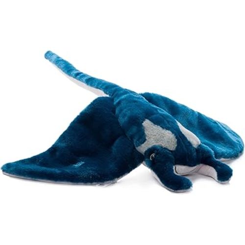 The Petting Zoo Manta Ray Stuffed Animal Plushie, Gifts for Kids, Wild Onez Sealife Animals, Stingray Plush Toy 24 inches from Tip of Tail to Head