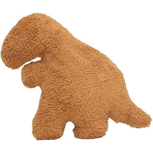 Dino Nugget Plush,15 in Dino Nugget Pillow Stuffed Toy, Funny Dino Chicken Nuggets Pillow Gifts for Kids Adults Girlfriend Christmas
