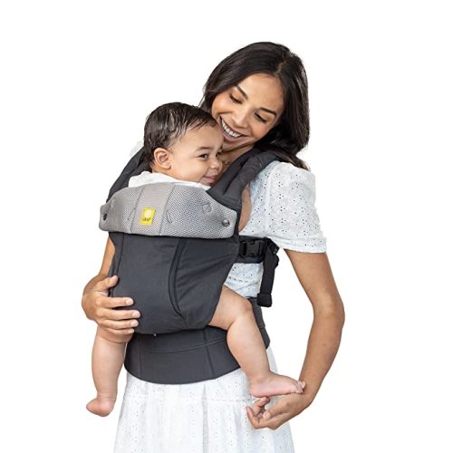 LÍLLÉbaby Complete All Seasons Ergonomic 6-in-1 Baby Carrier Newborn to Toddler - with Lumbar Support - for Children 7-45 Pounds - 360 Degree Baby Wearing - Inward & Outward Facing -
