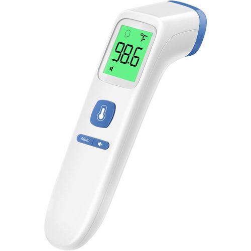 Health Care Thermometer for Adults and Kids, Digital Baby Thermometer with 3 Color-Coded Screen, 1 Second Result, Accurate & Easy to use - Blue