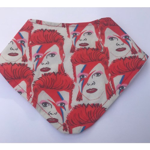 David Bowie Baby Bandana Bib
