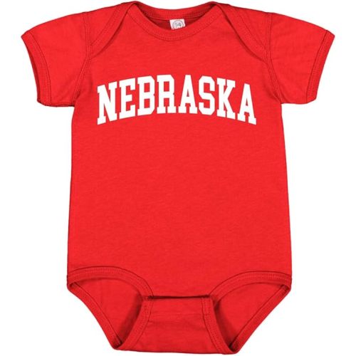 Wild Bobby State of Nebraska College Style Fashion T-Shirt