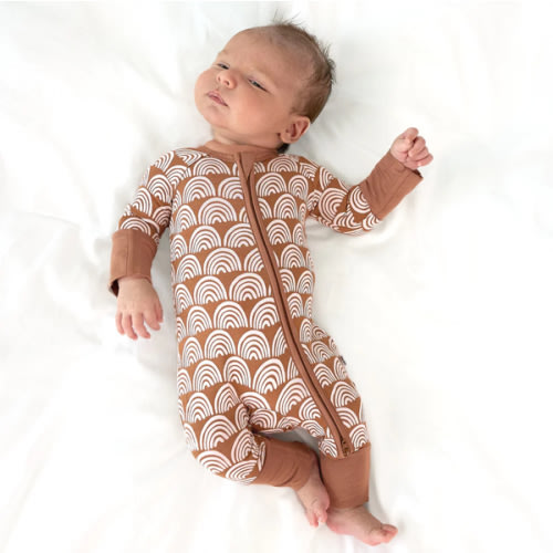 Rust Rainbows Zippy - Little Sleepies