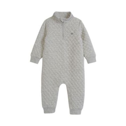 Baby Boys Quilted Knit Romper