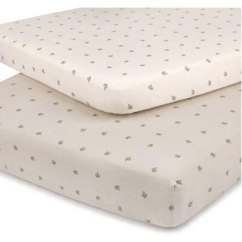 Ely's & Co. Baby Fitted Pack N Play - Mini Crib Sheet 100% Combed Jersey Cotton 2 Packs Gender Neutral