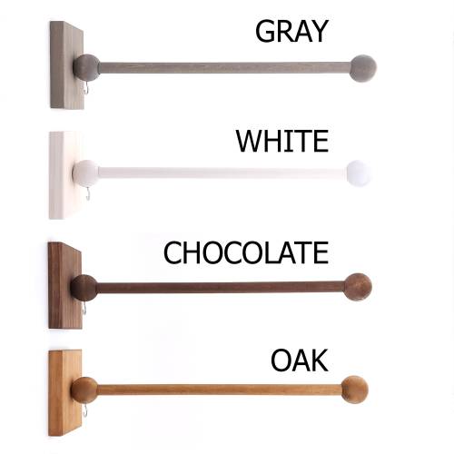 Adjustable Wall Baby Mobile Wood Arm