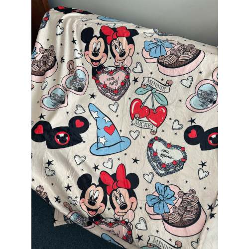 Retro Cake Valentines - Minky Blanket