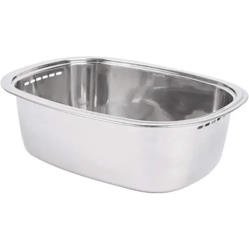 Stainless Steel Washing Bowl | Portable Tub Rack