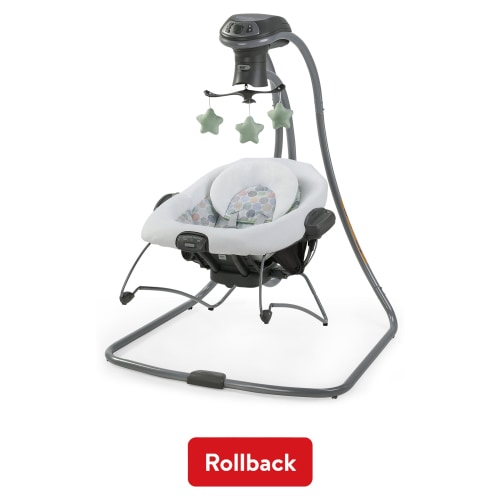 Graco Simple Sway 2-in-1 Infant Baby Swing, Emersyn