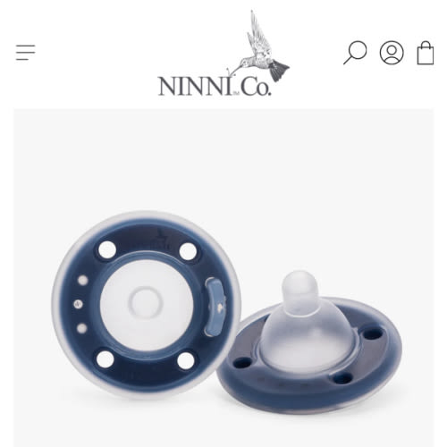 Ninni Pacifier Blueberry 2 Pack