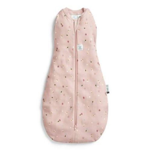 ergoPouch 1.0 TOG Organic Cocoon Swaddle Wrap Sack - Daisies 3-6m