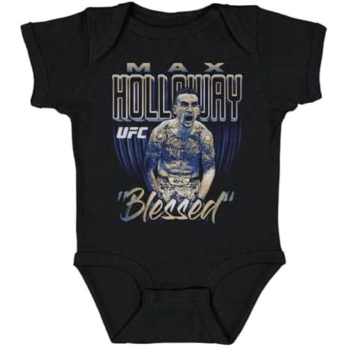 500 LEVEL Max Holloway UFC One-Piece Infant Bodysuit - Max Holloway Bitmap WHT