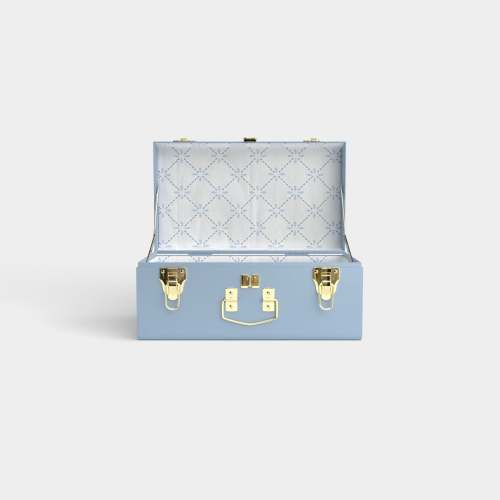 Mini Classic Keepsake Trunk - Light Blue