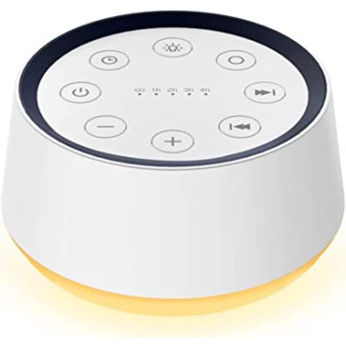 Brown Noise Sound Machine with 30 Soothing Sounds 12 Colors Night Light White Noise Machine for Adults Baby Kids Sleep Machines Memory Function 36 Volume Levels 5 Timers for Home Office Travel