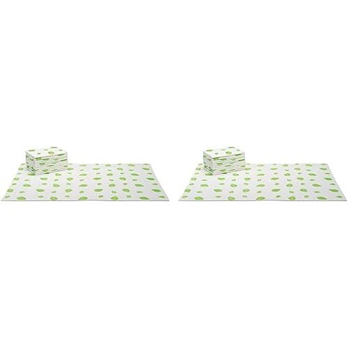 Munchkin® Arm & Hammer Disposable Changing Pad, 10 Count, White/Green (Pack of 2)
