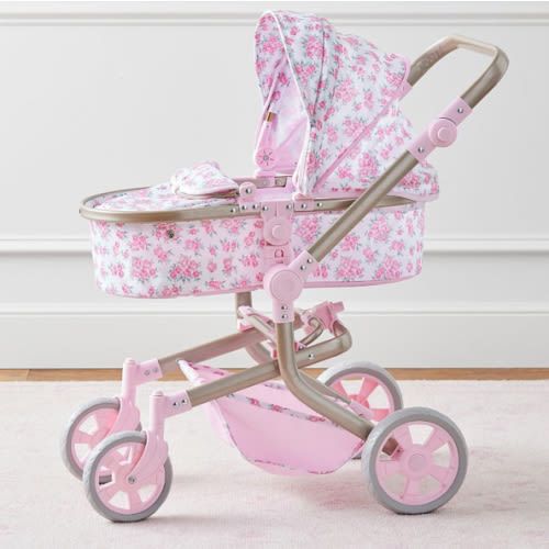 LoveShackFancy Antoinette Floral Convertible 3-In-1 Doll Stroller | Pottery Barn Kids