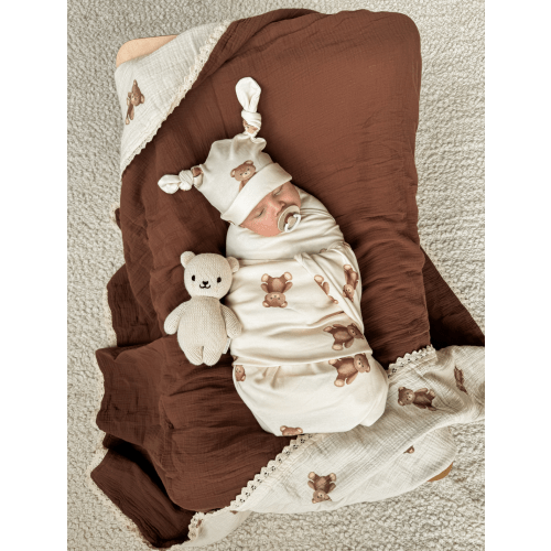 Swaddle Set | Teddies – Little and Fern