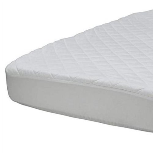Beautyrest Kids Fitted Crib Mattress Pad | Waterproof | 52â€ x 28â€ | Machine Washable, White