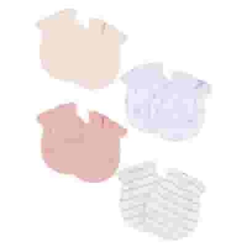 Gerber Baby Neutral 4-Pack Mittens, 0-6 Months