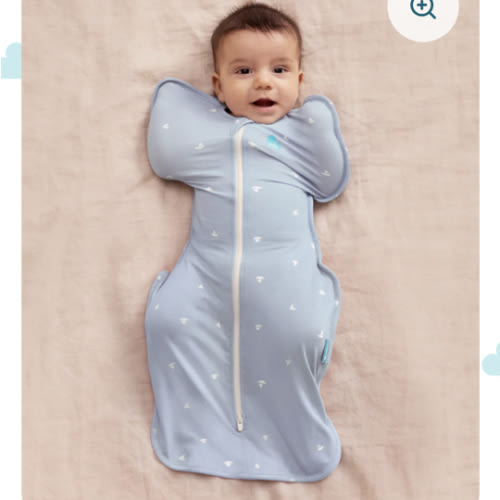 Swaddle Up™ 1.0 TOG Viscose from Bamboo Mist Blue Boats
